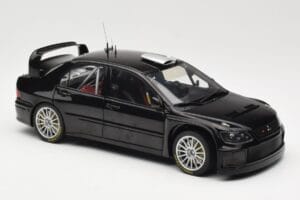 Mitsubishi Lancer Evolution WRC Plain Body Črn AUTOart 1:18 80528 Kovina – slika 6 od 8