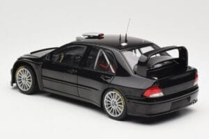 Mitsubishi Lancer Evolution WRC Plain Body Črn AUTOart 1:18 80528 Kovina – slika 7 od 8