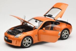 Nissan 350Z Z33 Sunset Orange AUTOart 1:18 77312 Kovina – slika 2 od 8