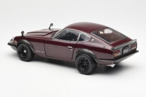 Nissan Fairlady 240ZG Rjava Kyosho 1:18 08217M Kovina – slika 7 od 8
