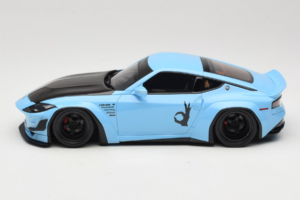 Nissan Fairlady Z RZ34 Pandem China Blue Black GT Spirit 1:18 GT943 Smola – slika 3 od 6