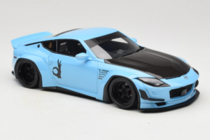 Nissan Fairlady Z RZ34 Pandem China Blue Black GT Spirit 1:18 GT943 Smola – slika 4 od 6