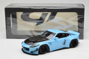 Nissan Fairlady Z RZ34 Pandem China Blue Black GT Spirit 1:18 GT943 Smola – slika 6 od 6