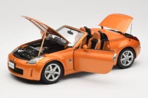 Nissan Fairlady Z Z33 Roadster Sunset Orange AUTOart 1:18 77377 Kovina – slika 2 od 8