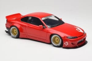 Nissan Silvia S15 Rocket Bunny Burning Red Otto 1:18 OT1115 Smola – slika 4 od 6