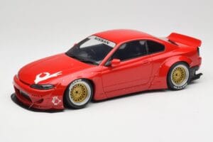 Nissan Silvia S15 Rocket Bunny Burning Red Otto 1:18 OT1115 Smola