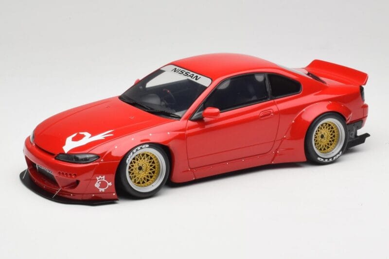 Nissan Silvia S15 Rocket Bunny Burning Red Otto 1:18 OT1115 Smola