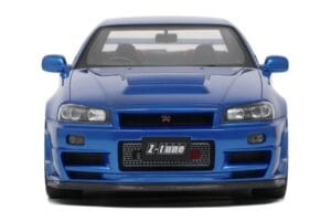 Nissan Skyline GT-R R34 NISMO Z-Tune Bayside Blue Otto 1:12 G082 Smola – slika 2 od 4