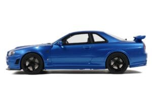 Nissan Skyline GT-R R34 NISMO Z-Tune Bayside Blue Otto 1:12 G082 Smola – slika 4 od 4