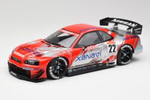 Nissan Skyline GT-R #22 M. Krumm / S. Motoyama Xanavi Nismo JGTC 2002 AUTOart 1:18 80277 Kovina