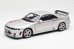 Nissan Skyline GT-R R33 R-Tune Srebrna AUTOart 1:18 77326 Kovina