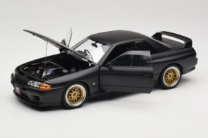 Nissan Skyline GT-R R32 V-Spec II Tuned Version Matt Black AUTOart 1:18 77418 Kovina – slika 2 od 8