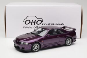 Nissan Skyline GT-R R33 V-Spec Midnight Purple Otto 1:18 OT1138 Smola – slika 6 od 6