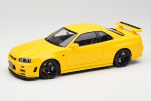 Nissan Skyline GT-R R34 Customized Version Rumena MotorHelix 1:18 M83412 Kovina
