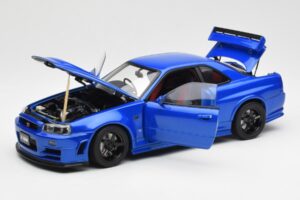 Nissan Skyline GT-R R34 NISMO Z-Tune Bayside Moder AUTOart 1:18 77354 Kompozit – slika 2 od 8