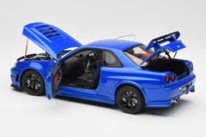 Nissan Skyline GT-R R34 NISMO Z-Tune Bayside Moder AUTOart 1:18 77354 Kompozit – slika 5 od 8