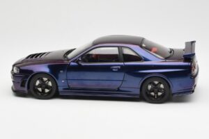 Nissan Skyline GT-R R34 NISMO Z-Tune Midnight Vijolična III AUTOart 1:18 77464 Kompozit – slika 4 od 8