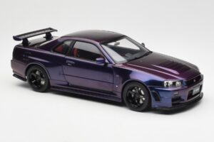 Nissan Skyline GT-R R34 NISMO Z-Tune Midnight Vijolična III AUTOart 1:18 77464 Kompozit – slika 6 od 8