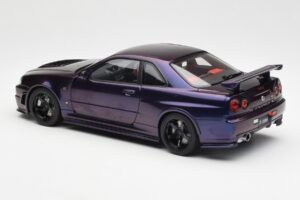 Nissan Skyline GT-R R34 NISMO Z-Tune Midnight Vijolična III AUTOart 1:18 77464 Kompozit – slika 7 od 8