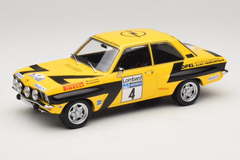 Opel Ascona A #4 W. Rohrl / C. Geistdorfer RAC Rally 1975 MCG 1:18 MCG18345R Kovina