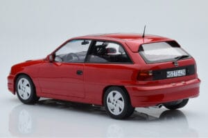 Opel Astra F GSi Rdeč Norev 1:18 183672 Kovina – slika 5 od 6