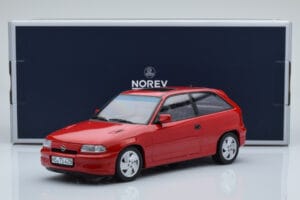 Opel Astra F GSi Rdeč Norev 1:18 183672 Kovina – slika 6 od 6