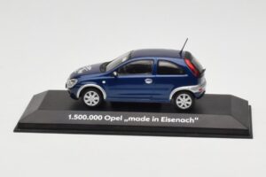 Opel Corsa C 1.5M Made in Eisenach Minichamps 1:43 OPEL003 Kovina