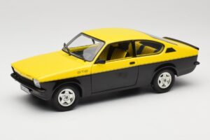 Opel Kadett C GT/E Rumen & Črn Minichamps 1:18 180045521 Kovina