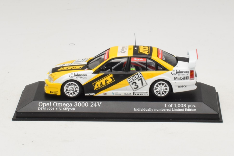 Opel Omega 3000 24V #37 K-H. Strycek DTM 1991 Minichamps 1:43 400914437 Kovina
