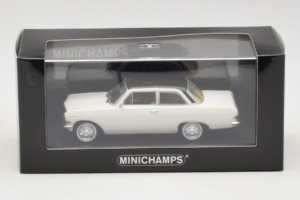 Opel Rekord A Bela Črna Streha Minichamps 1:43 430041002 Kovina – slika 4 od 4