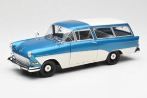 Opel Rekord P1 Caravan Modra Metalik Minichamps 1:18 180043210 Kovina