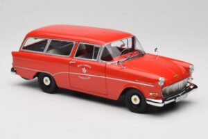 Opel Rekord P1 Caravan Feuerwehr Neuenkirchen Minichamps 1:18 180043291 Kovina – slika 6 od 8