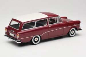 Opel Rekord P1 Caravan Rdeč Minichamps 1:18 180043211 Kovina – slika 3 od 8