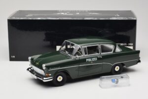 Opel Rekord P1 Polizei Minichamps 1:18 180043290 Kovina – slika 8 od 8