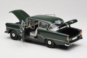 Opel Rekord P1 Polizei Minichamps 1:18 180043290 Kovina – slika 5 od 8