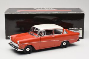 Opel Rekord P1 Rdeč Minichamps 1:18 180043201 Kovina – slika 8 od 8