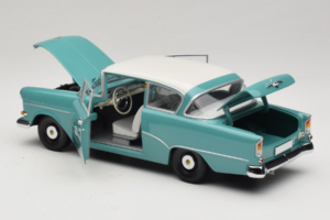 Opel Rekord P1 Turkizno Modra Minichamps 1:18 180043200 Kovina – slika 5 od 8