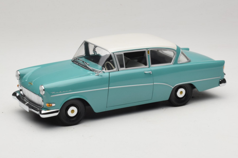 Opel Rekord P1 Turkizno Modra Minichamps 1:18 180043200 Kovina