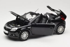 Opel Tigra TwinTop B Črn Norev 1:18 183600 Kovina – slika 2 od 8
