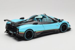 Pagani Zonda Uno Carbon Svetlo Modra Almost Real 1:18 850630001 Kovina – slika 3 od 8