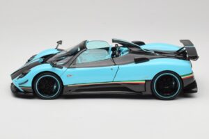 Pagani Zonda Uno Carbon Svetlo Modra Almost Real 1:18 850630001 Kovina – slika 4 od 8