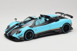 Pagani Zonda Uno Carbon Svetlo Modra Almost Real 1:18 850630001 Kovina