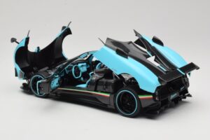 Pagani Zonda Uno Carbon Svetlo Modra Almost Real 1:18 850630001 Kovina – slika 5 od 8