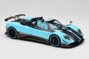 Pagani Zonda Uno Carbon Svetlo Modra Almost Real 1:18 850630001 Kovina – slika 6 od 8
