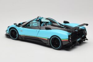 Pagani Zonda Uno Carbon Svetlo Modra Almost Real 1:18 850630001 Kovina – slika 7 od 8