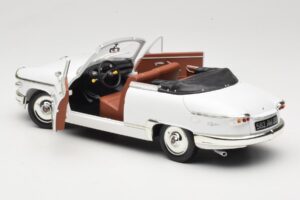 Panhard PL17 Kabriolet Bela Solido 1:18 8174 Kovina – slika 5 od 8
