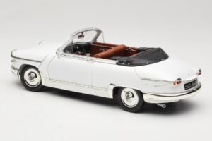 Panhard PL17 Kabriolet Bela Solido 1:18 8174 Kovina – slika 7 od 8