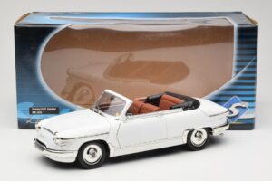 Panhard PL17 Kabriolet Bela Solido 1:18 8174 Kovina – slika 8 od 8