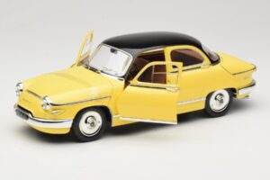 Panhard PL17 Rumena Solido 1:18 8173 Kovina – slika 2 od 8