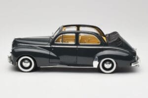 Peugeot 203 Kabriolet Črna Solido 1:18 8156 Kovina – slika 4 od 8